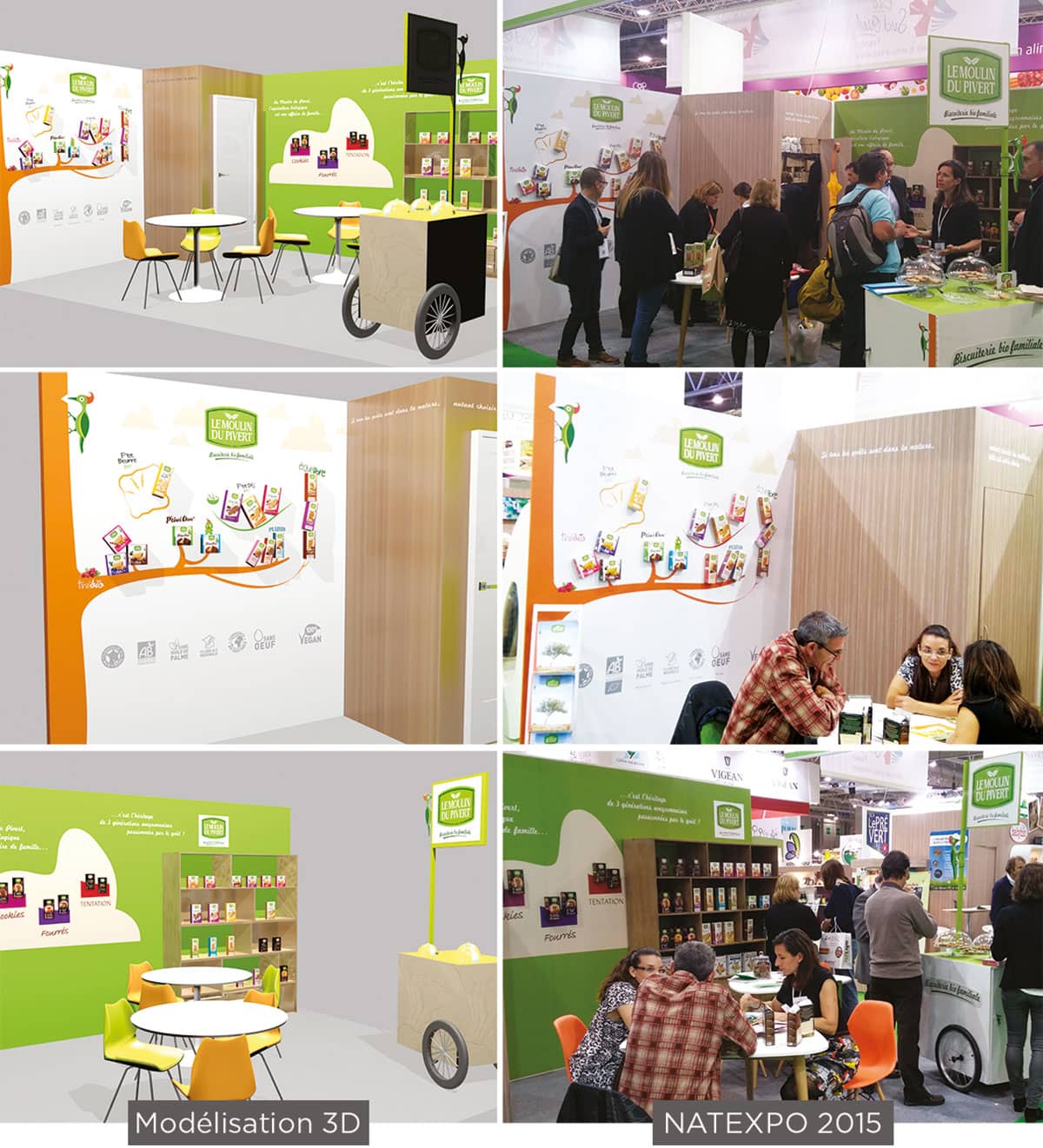 Projet Branding 1 - Image 9 - Modélisation 3D stand et PLV